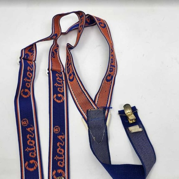 Vintage 80S University of Florida Gators orange and blue suspenders - Picture 6 of 9